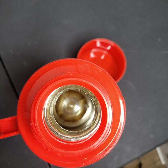 Vintage Aladdin's Vanguard 32C-Cup Quart Thermos Bottle Black Diamond Design 12" - Picture 6 of 9